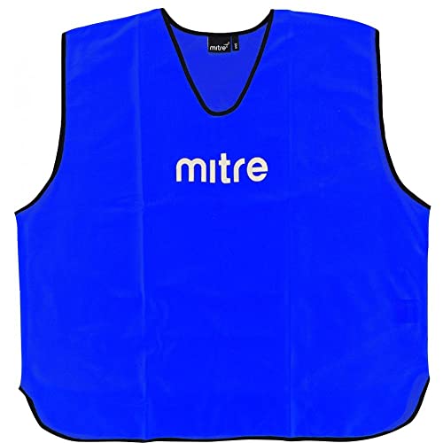Mitre Soccer, 25 Pettorine Da Calcio, Blu, Senior