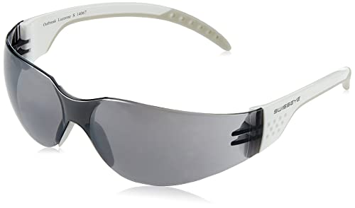 Swiss Eye Outbreak Luzzone Occhiali Sportivi 142 Mm, Bianco/Grigio, S/126 Mm