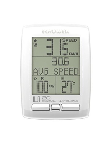 Echowell Ul20 Ciclocomputer, Bianco
