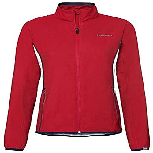 Head Club Jacket W, Tracksuits Donna, Colore: Rosso, Xx_L