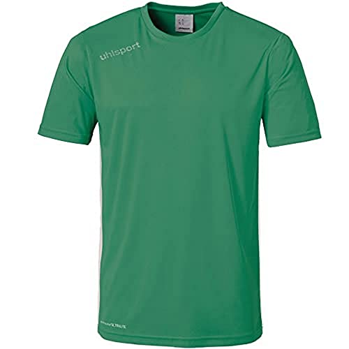 Uhlsport Essential Trikot, Maglietta Unisex-Bambini, Grün/Weiß, 104