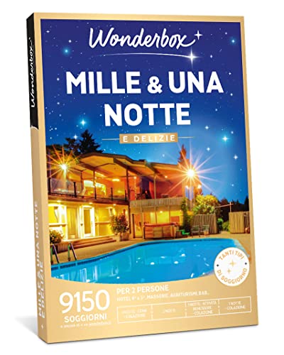 Wonderbox Cofanetto Regalo Per Coppia - Mille & Una Notte E Delizie - 3900 Soggiorni Per 2 Persone