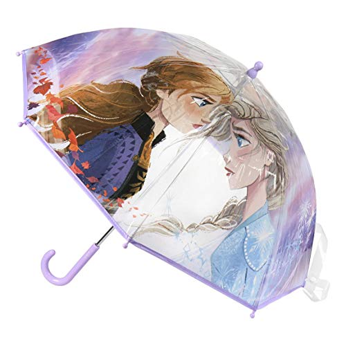 Cerdá Life'S Little Moments 7029-511-Lila-U, Ombrello Manuale Poe Frozen 2 Unisex Bambini, Multicolore, Taglia Unica