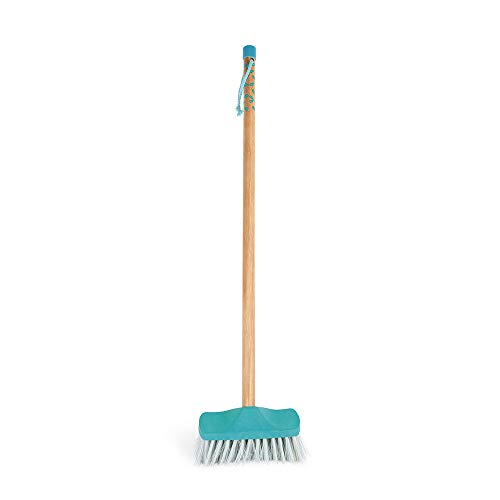 Janod - From 3 Years Old - Happy Garden - Large Plastic And Wooden Broom - Imitation Toy - J03189