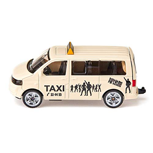 Siku 1360, Taxi Minivan, Metallo E Plastica, Color Crema, Portellone Posteriore Apribile