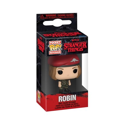 Funko Pop! Keychain: Stranger Things - Robin- Mini Figura In Vinile Da Collezione Novità Portachiavi - Riempitivi Per Calze - Idea Regalo - Merchandis