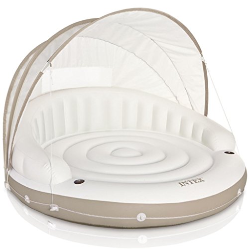 Intex Materassino Gonfiabile Galleggiante Parasole 199X150 Cm Per Piscina Mare