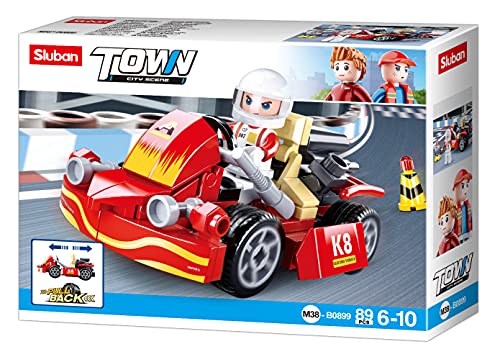 Sluban- Town-Karting, Multicolore, M38-B0899
