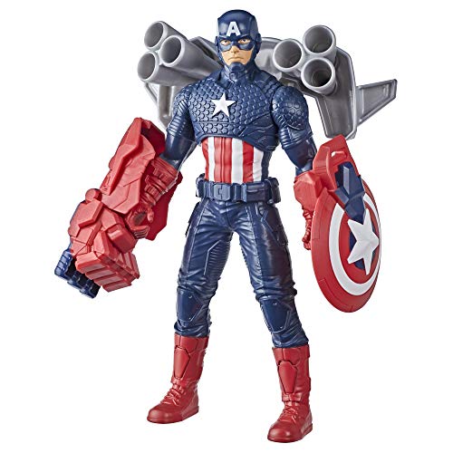 Hasbro Marvel Captain America Toy 9.5-Inch Action Super Heroes Figure And Gear