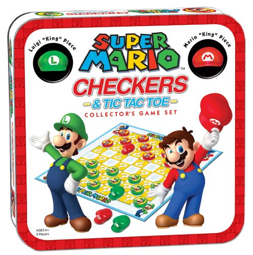 [Import Anglais] Super Mario Checkers & Tic Tac Toe Collectors Game Set [Importato Da Uk]