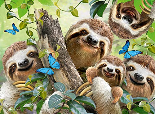 Ravensburger Italy- Ravensburger 14790 Selfie Tra Bradipi Puzzle 500 Pezzi