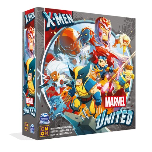 Asmodee - Marvel United X-Men - Gioco Da Tavolo, 1-4 Giocatori, 10+ Anni, Edizione In Italiano