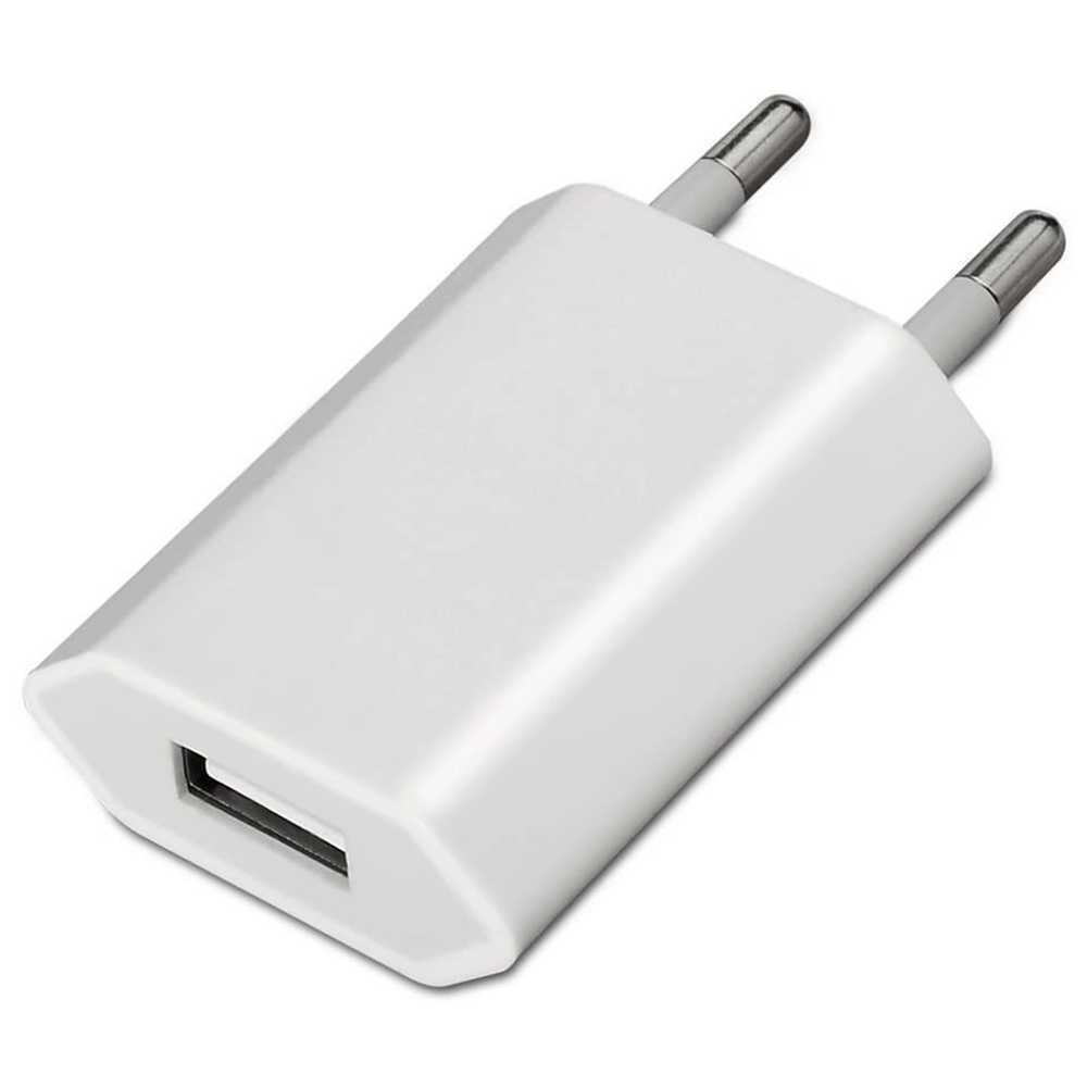 Aisens Caricatore da Muro 5W USB per Smartphones Tablets Bianco A110-0063 5V 1A