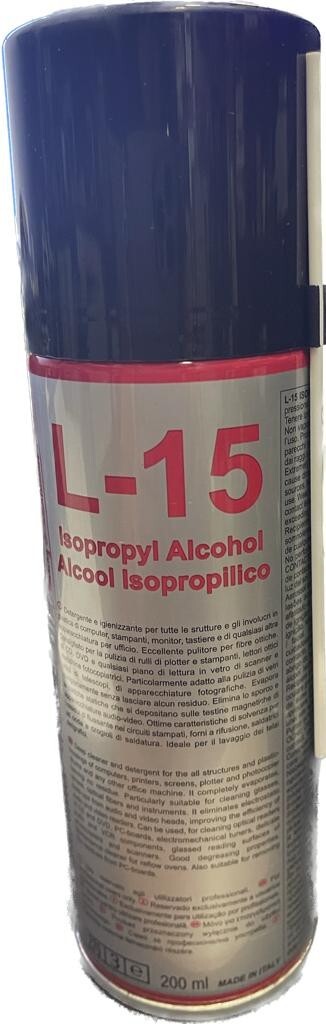 BOMBOLETTA DUE-CI L-15 ALCOOL ISOPROPILICO SPRAY 200ML