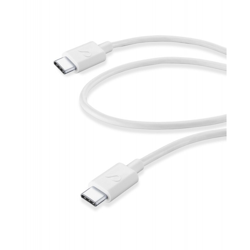 Cellularline USB Cable Medium - USB-C||USB-C Cavo da USB-C a USB-C per la ricari