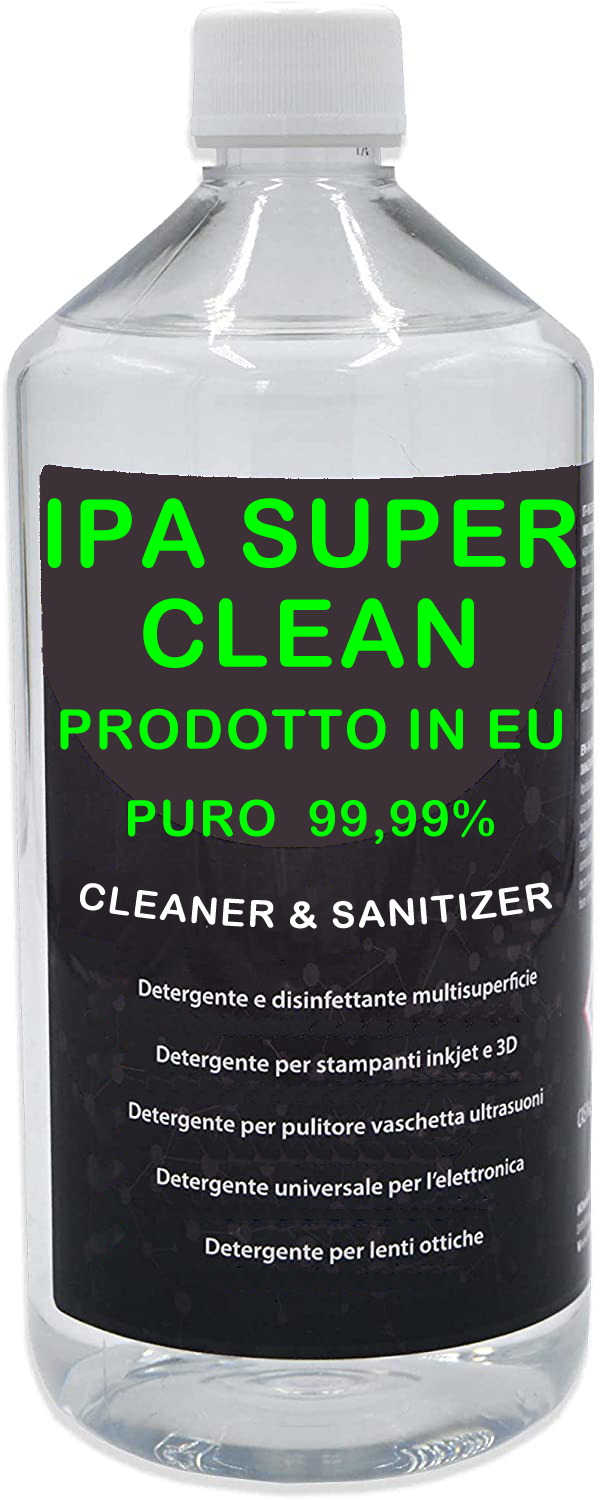 Alcool isopropilico 2L miscelato detergente disinfettante pulizia pc