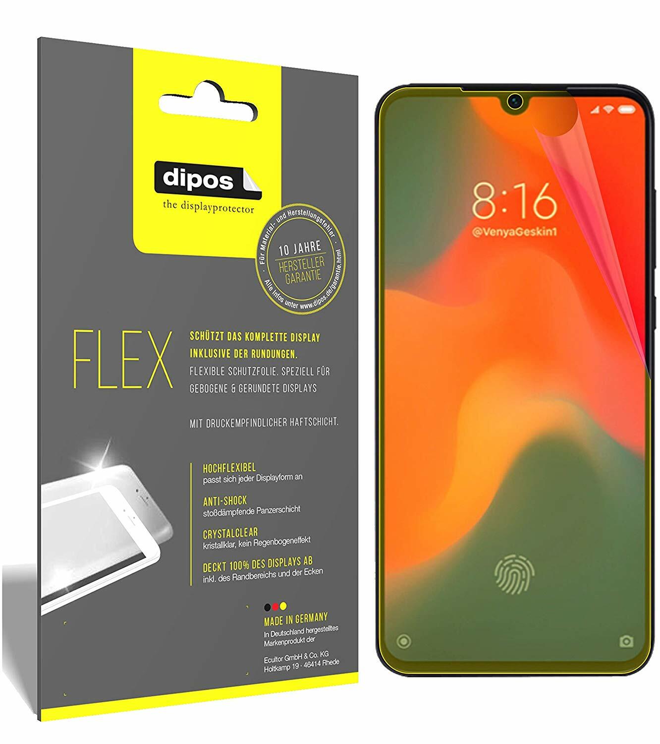 Pellicola protettiva per Xiaomi Mi 9 protezione curva ai bordi - 3 pellicole