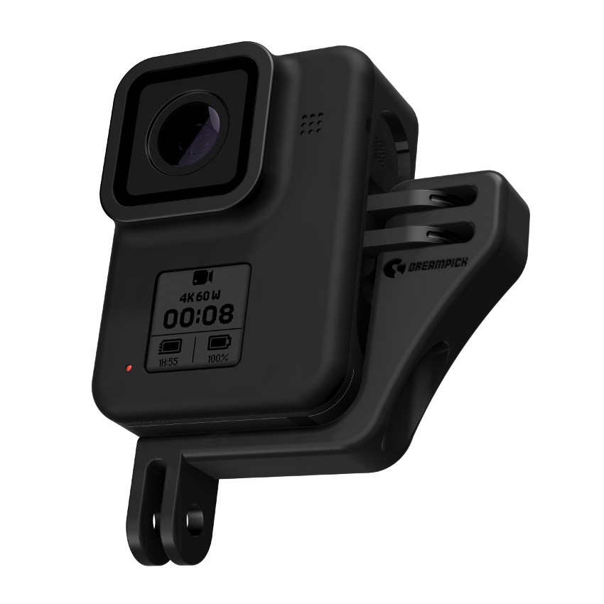 Dreampick Vertical Mount for Gopro hero 8/7/6/5/4, action camera vertical frame