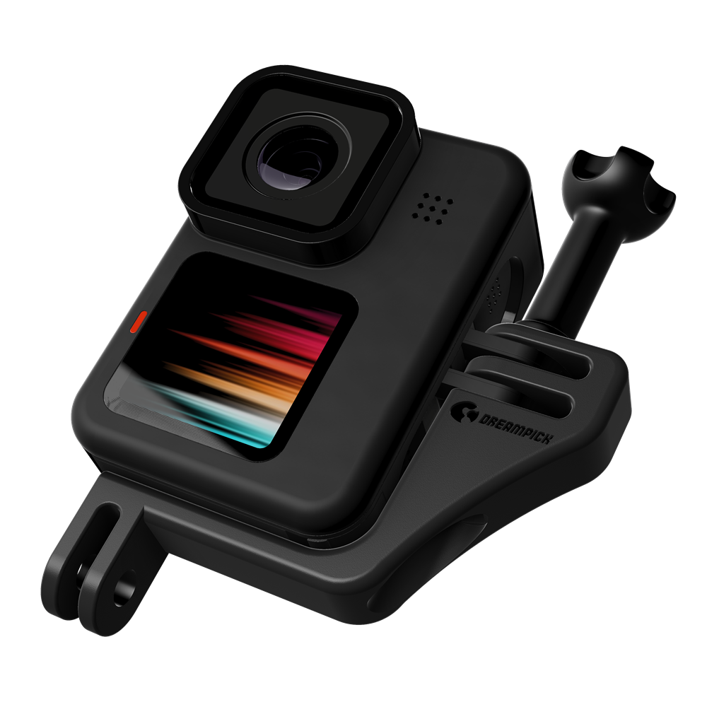 Dreampick Vertical Mount Frame for Gopro hero 10-11, DJI OSMO camera portrait 90