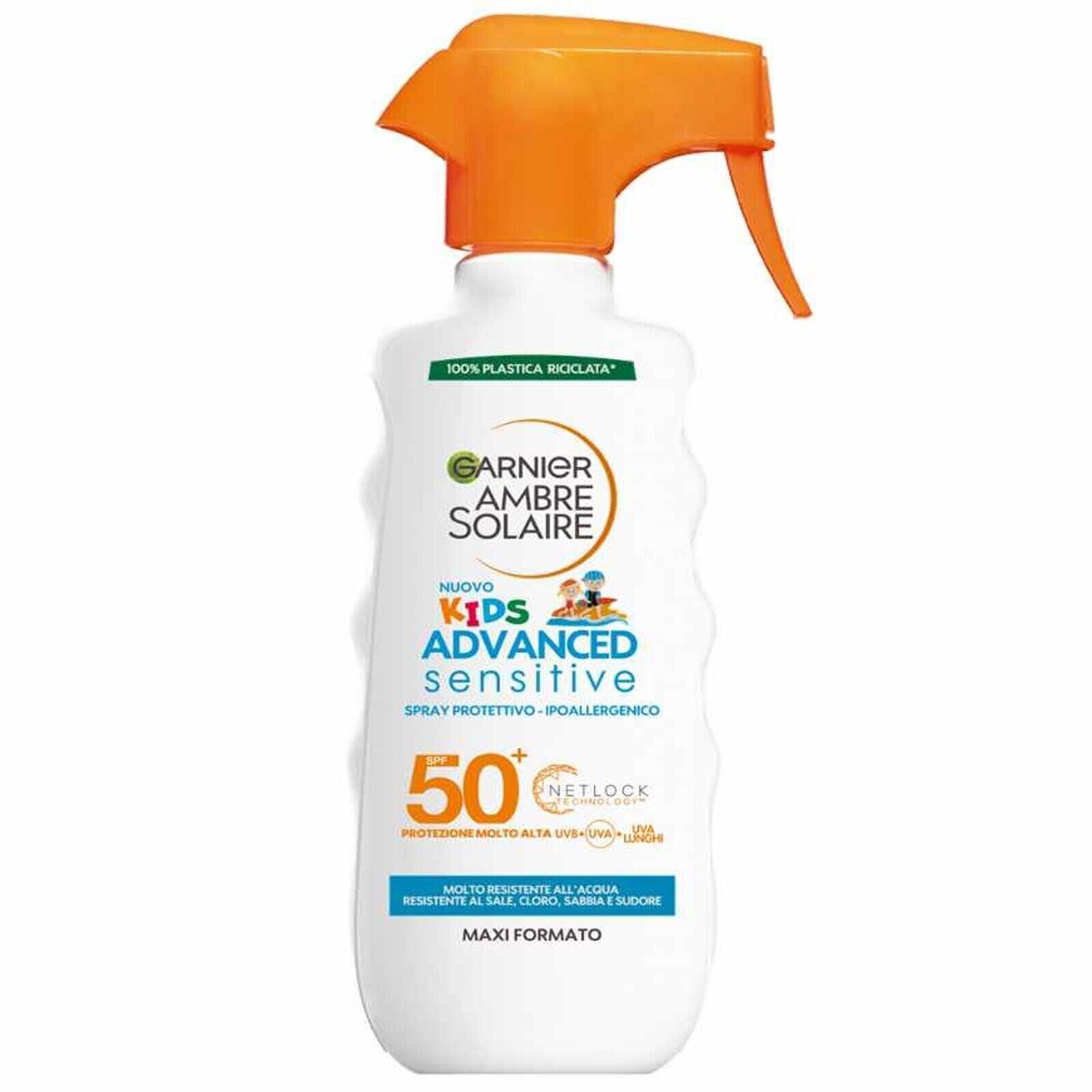 GARNIER AMBRE SOLAIRE ADVANCED SENSITIVE SPRAY PROTETTIVO KIDS 50+ - 300ML