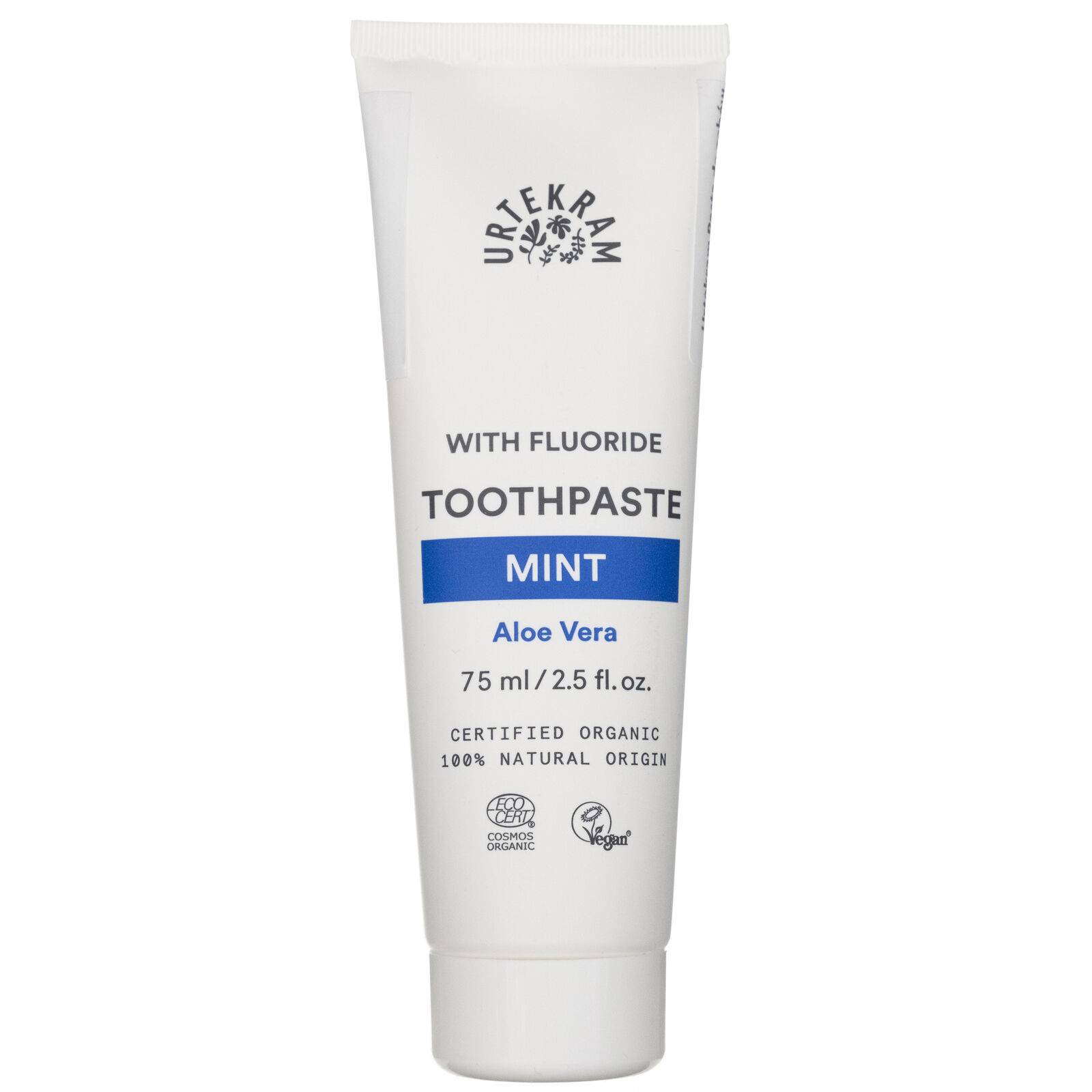 Urtekram Dentifricio con Menta e Aloe Vera, 75 ml
