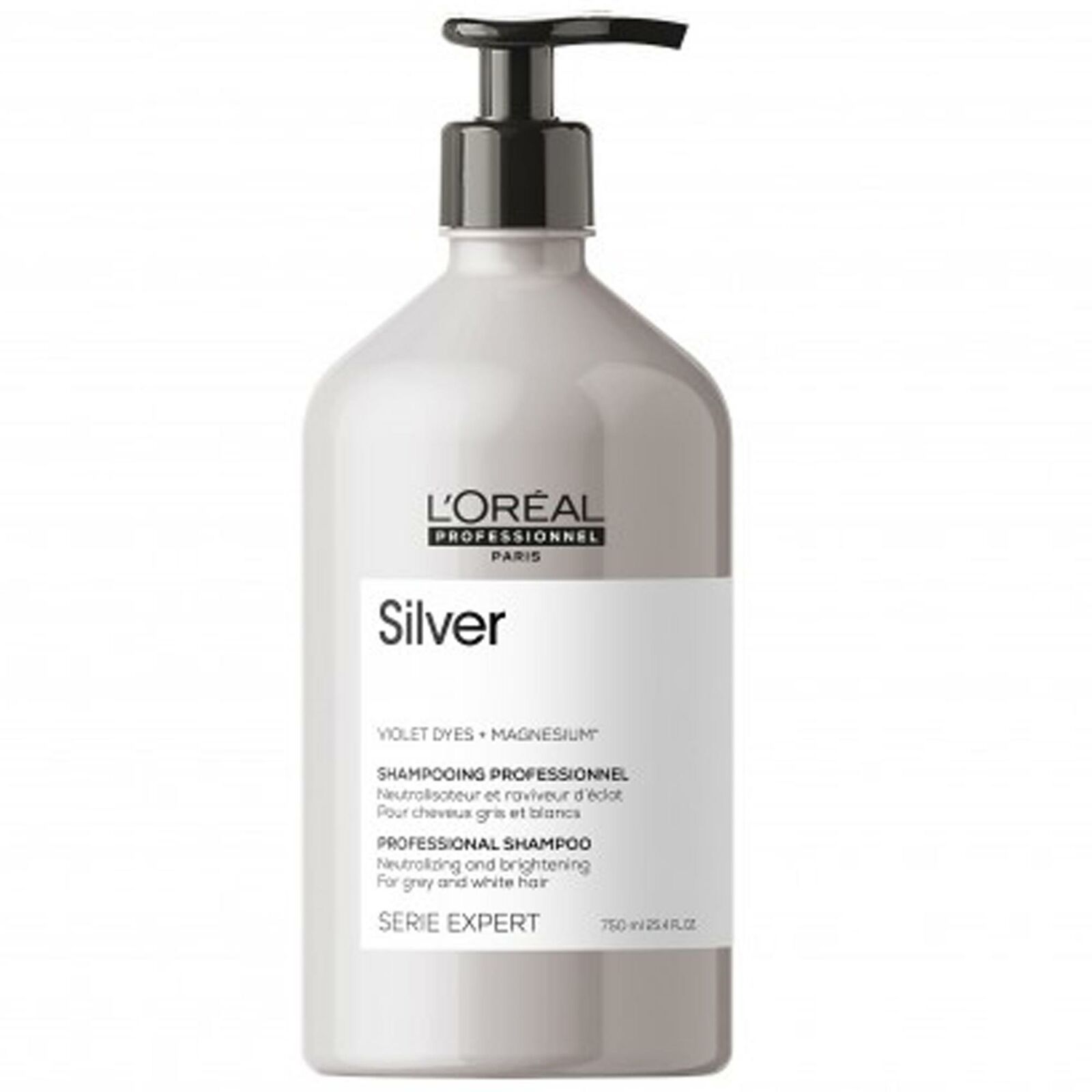 LOREAL SILVER SHAMPOO PER CAPELLI GRIGI E BIANCHI 500ML EXPERT