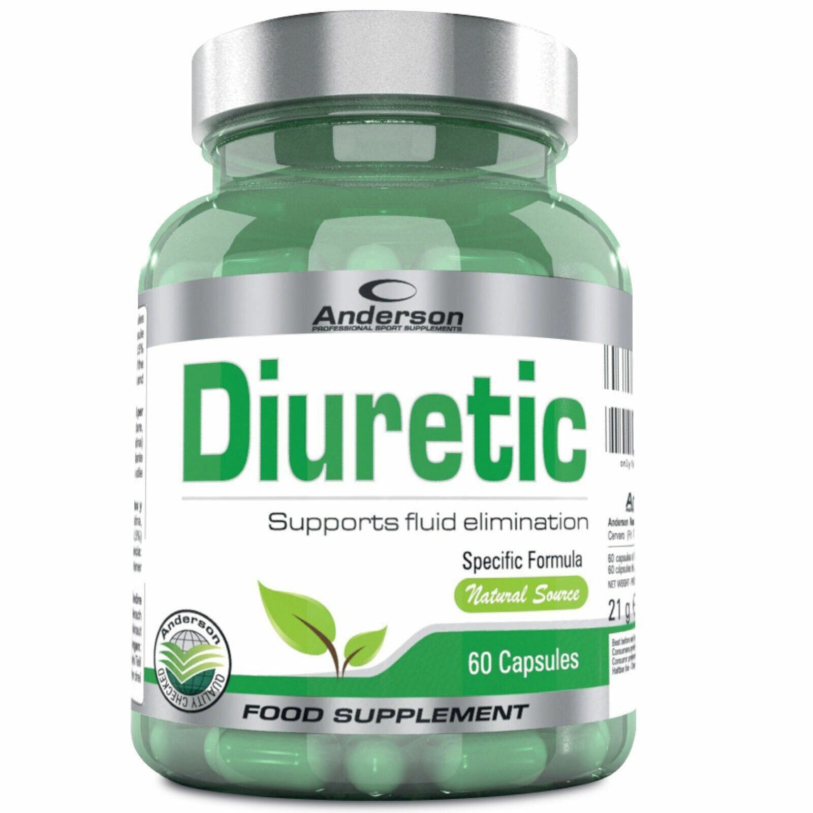 Anderson Diuretic 60 capsule Drenante Tarassaco Pilosella Diuretico Depurativo