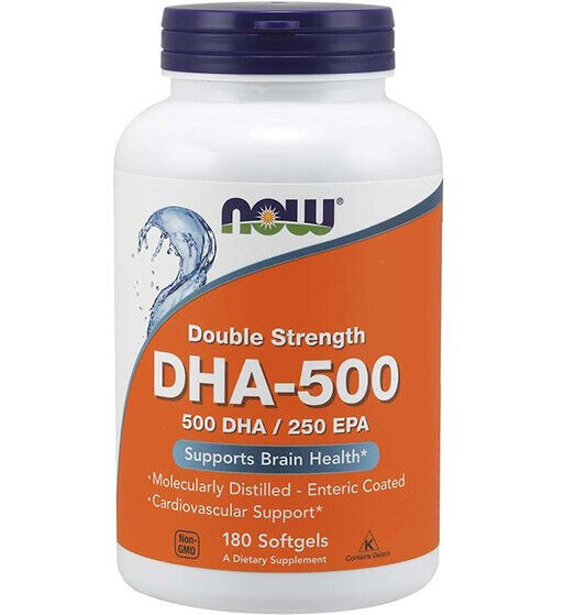 Now Foods Doppia Forza DHA-500 EPA-250 180 Softgels