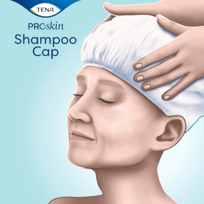 CUFFIA PRE-UMIDIFICATA SHAMPOO TENA SHAMPOO CAP MONOUSO