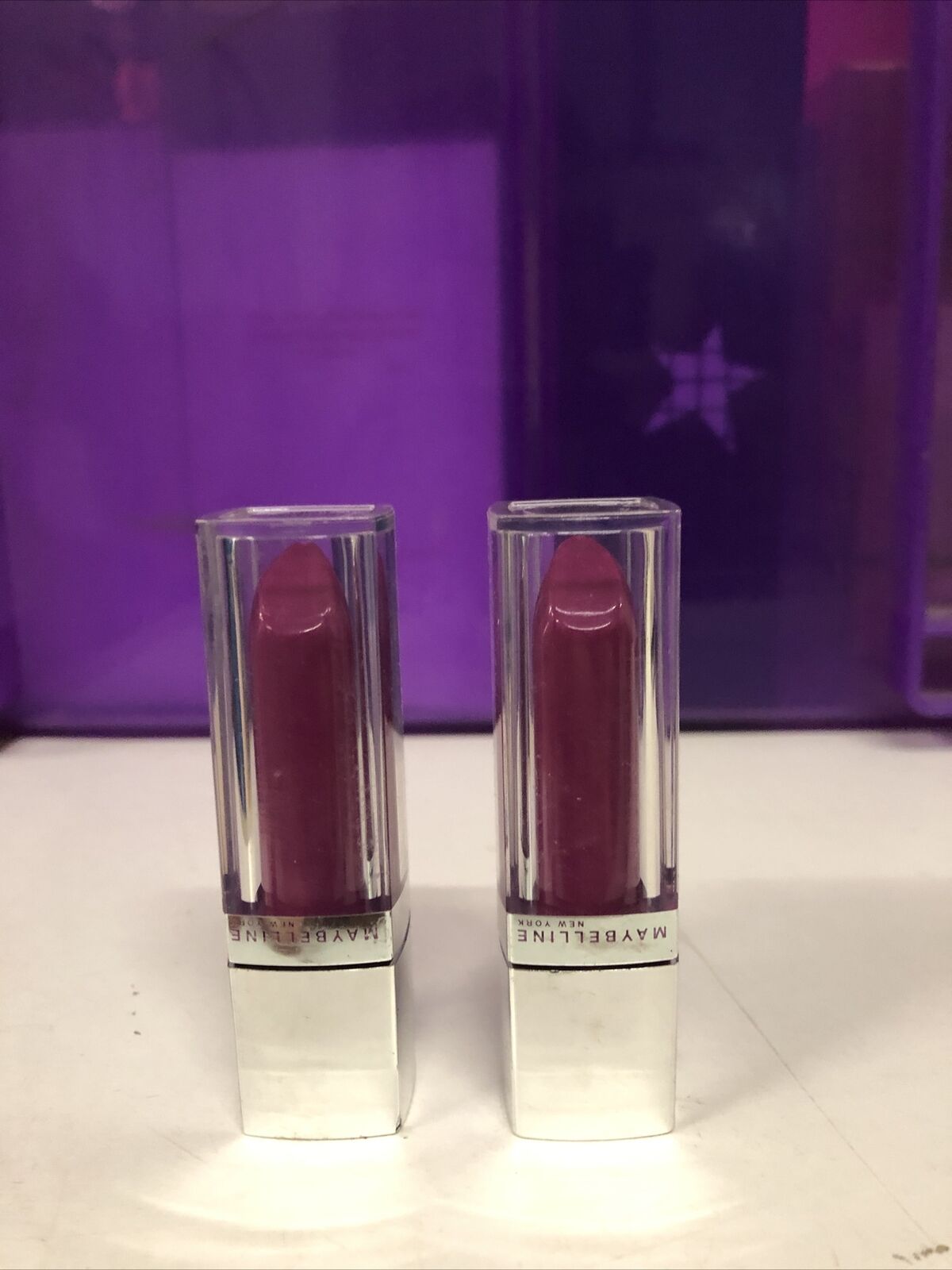 Stock X2 Rossetto Liquido Maybelline Elixir Color Lip Lacquer # 135 RASPBERRY
