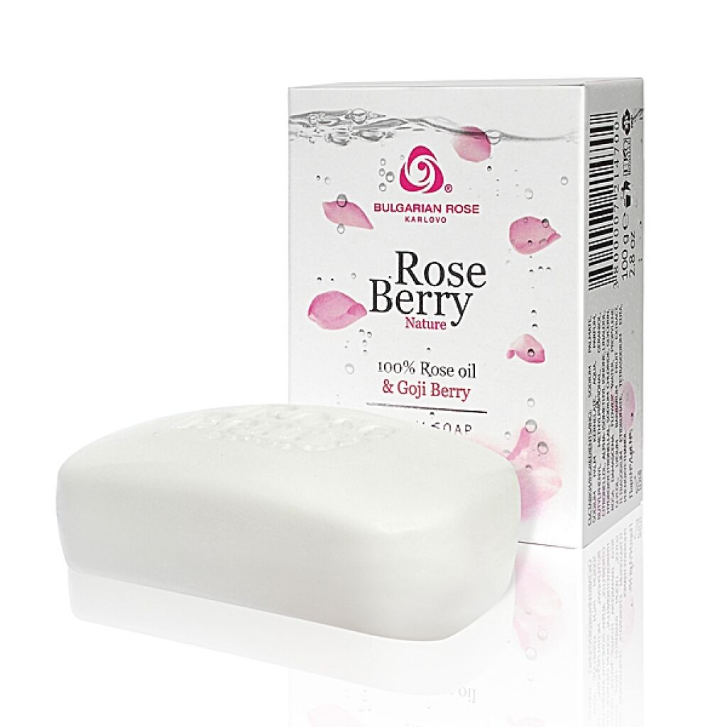 Sapone "Rose Berry " olio di rosa +bacche di goji,100g