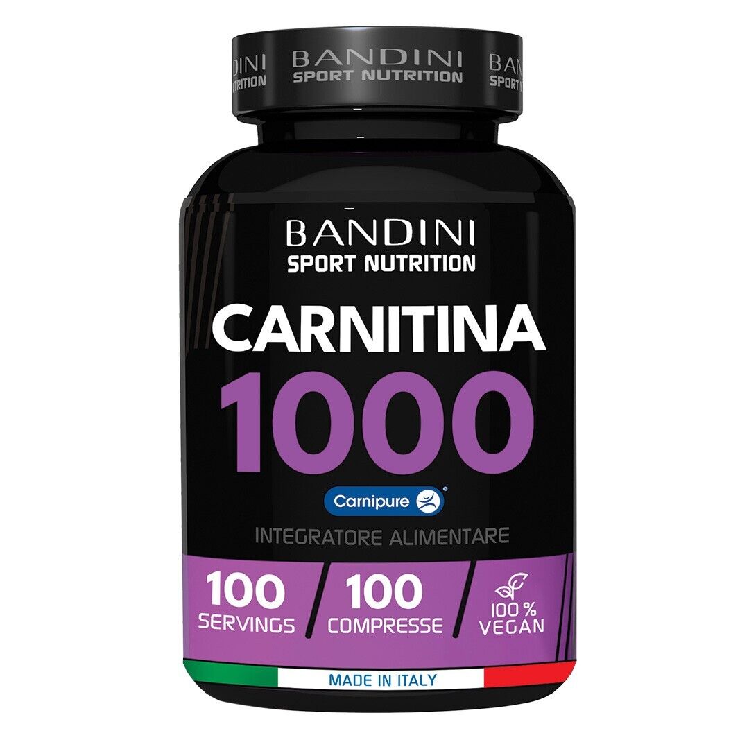 Bandini L CARNITINA 1000-100 compresse Integratore a base di L-Carnitina Tartrat
