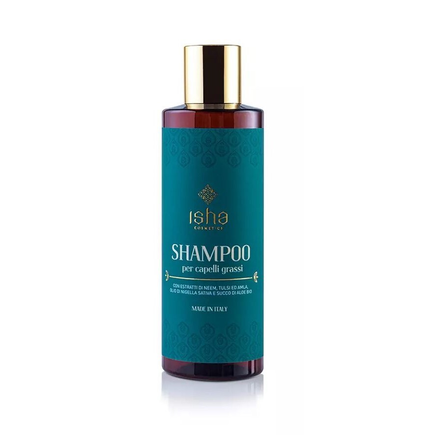 ISHA - Shampoo capelli grassi Neem, Tulsi ed Amla - 200ML
