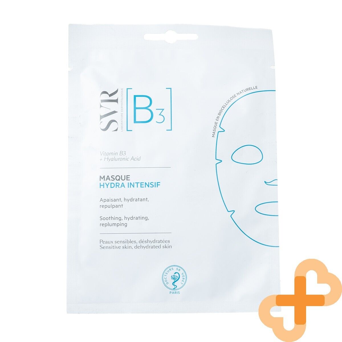 SVR B3 Intensivo Hydra Maschera Bio Cellulosa Idratante Viso 12 ML