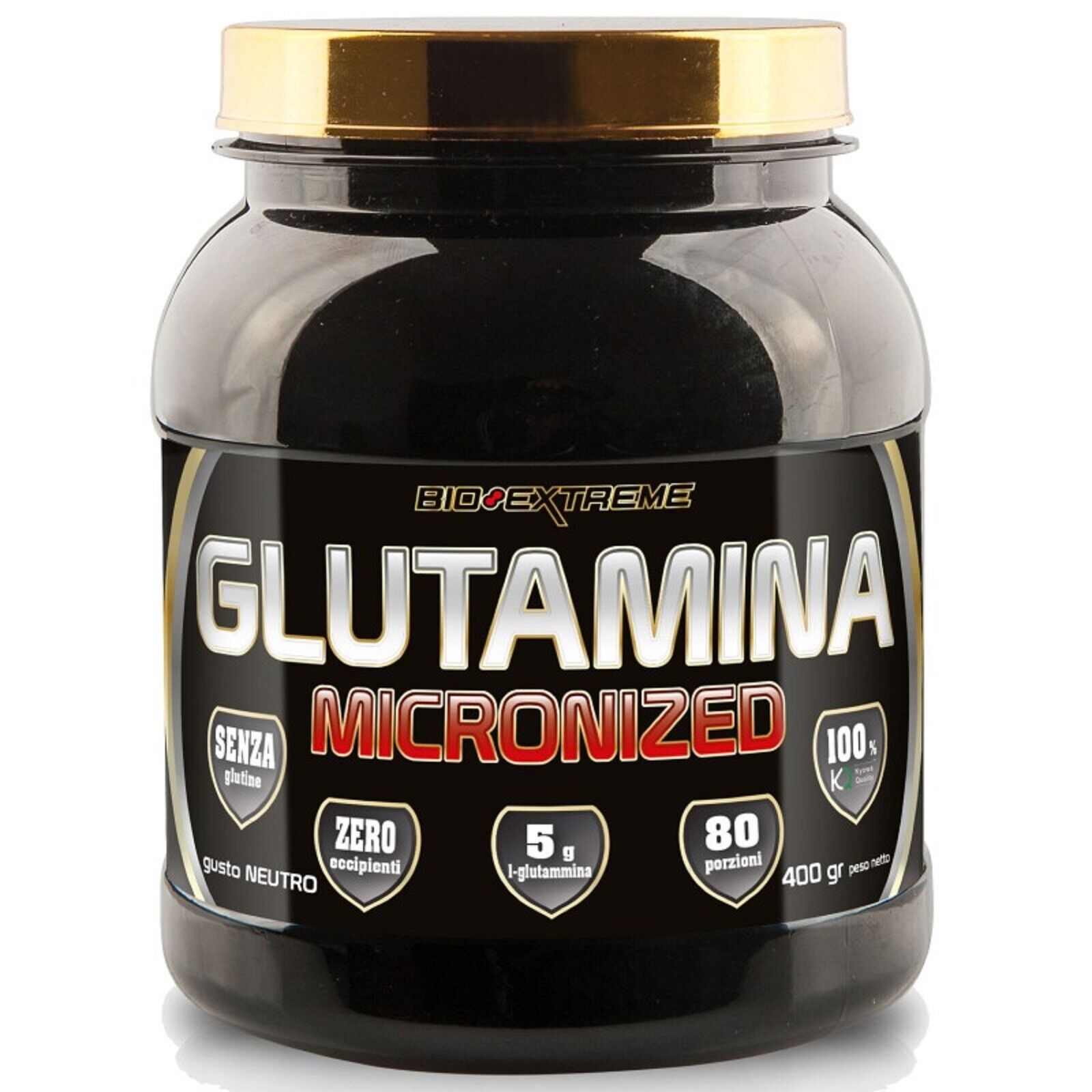 BIO-EXTREME SPORT NUTRITION Glutamina 400 gr GLUTAMMINA Kyowa MICRONIZZATA