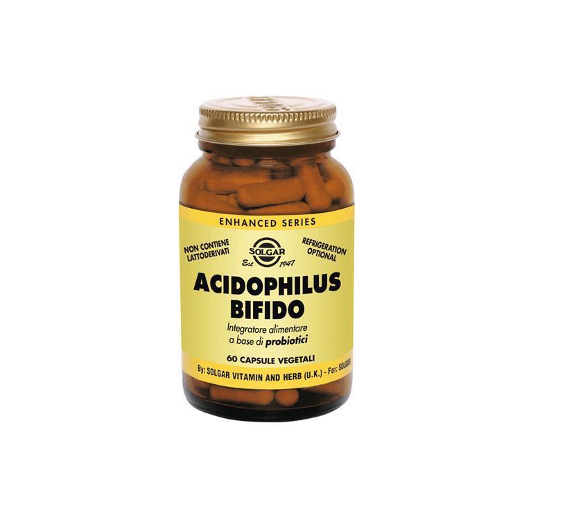 Solgar Acidophilus Bifido 60vcps  Solgar Acidophilus Bifido 60vcps