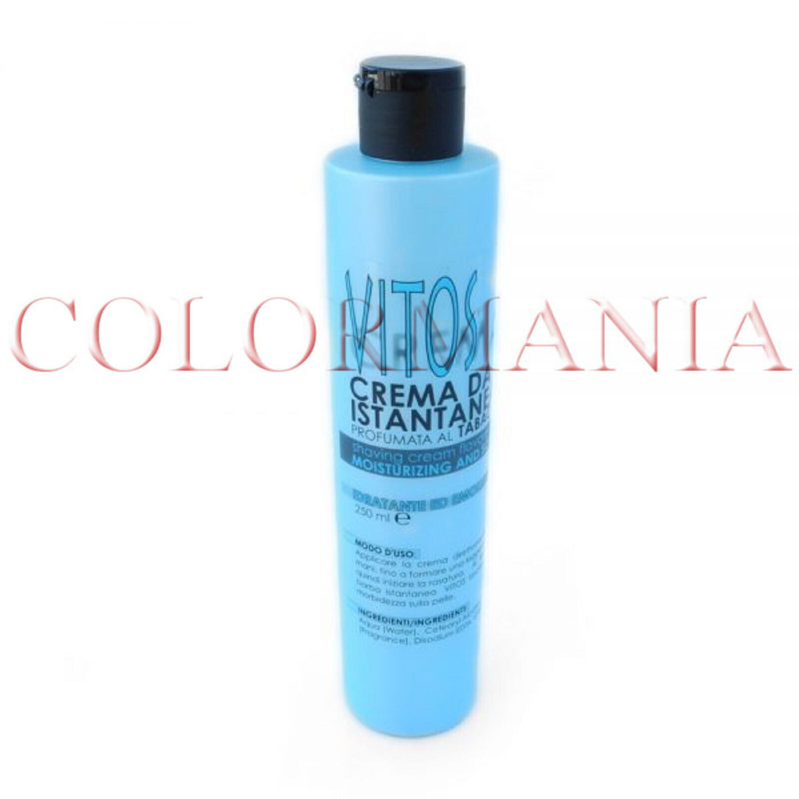 VITOS SAPONE CREMA DA BARBA ISTANTANEA AL MENTOLO RINFRESCANTE TONIFICANTE 250ML