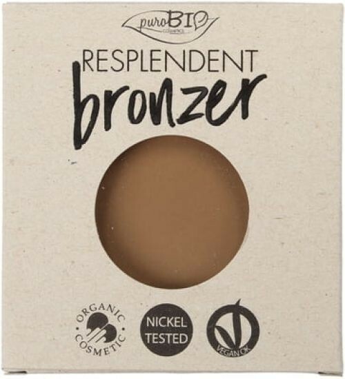 Resplendent bronzer - terra compatta refill n.01 - purobio cosmetics