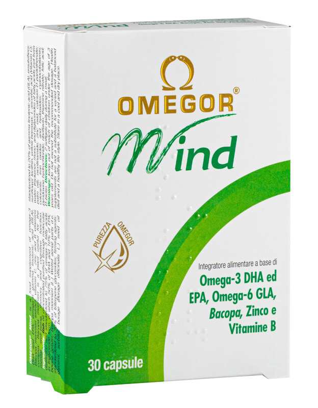 OMEGOR MIND - INTEGRATORE PER MIGLIORARE LE CAPACITA' DI APPRENDIMENTO