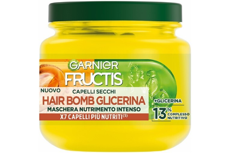 Garnier Fructis maschera capelli secchi Hair Bomb Glicerina 320 ml