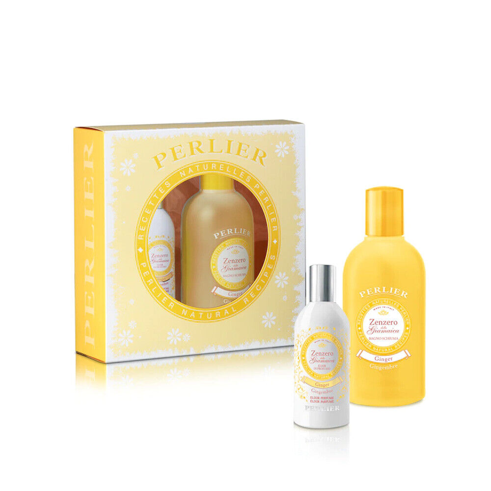 Perlier Zenzero Della Giamaica Set Bagnoschiuma 500ml e Profumo Spray 100ml