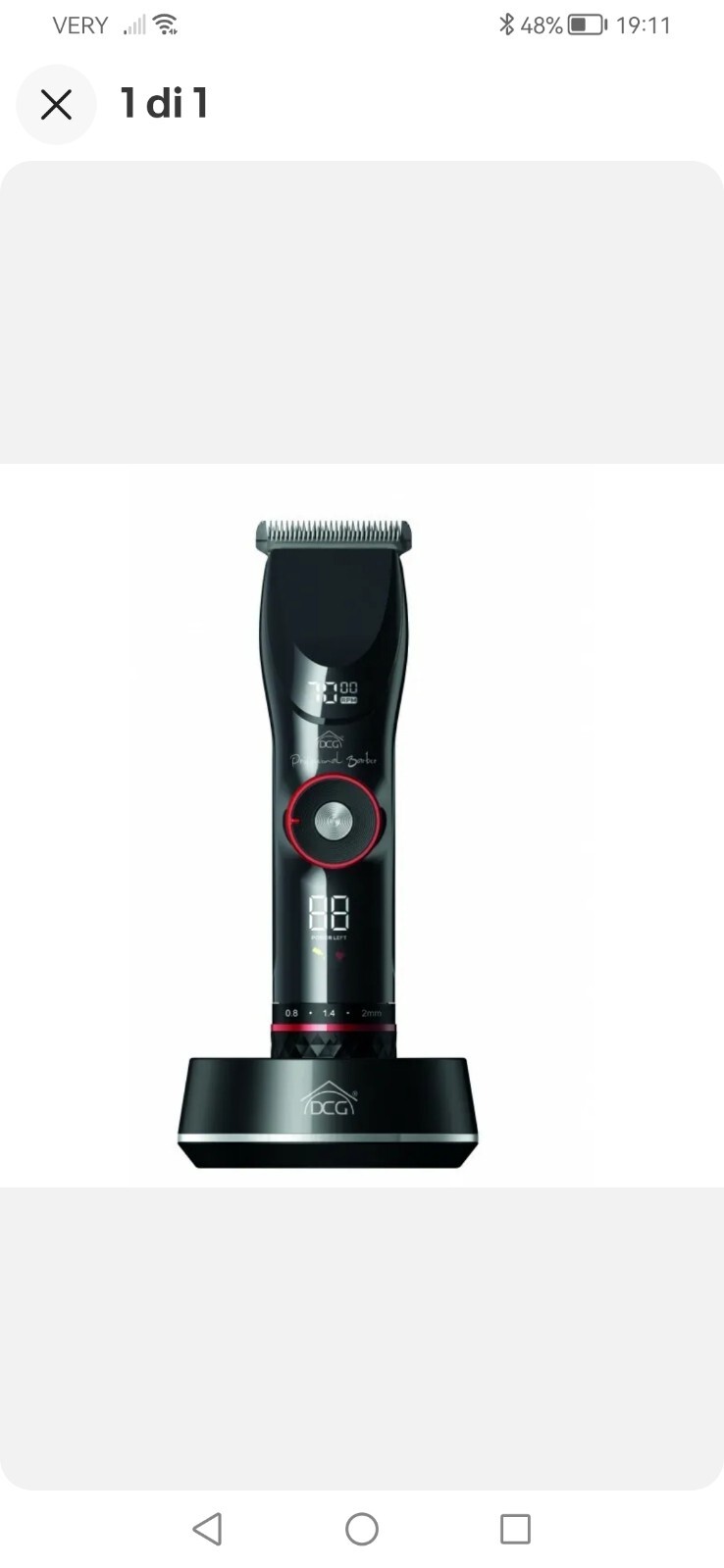 Tagliacapelli regolabarba ricaricabile DCG HSM2900 regola capelli barba - Rotex