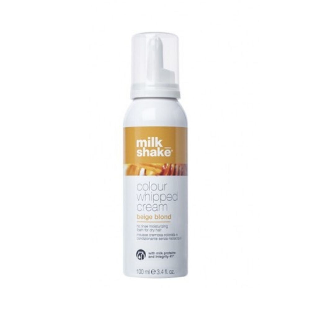 MILK SHAKE - COLOUR WHIPPED CREAM -  BEIGE BLOND (100ml) Mousse cremosa colorata