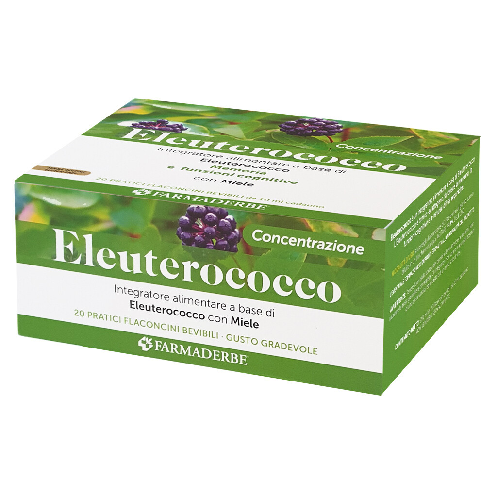 FARMADERBE ELEUTEROCOCCO 20 FLACONCINI