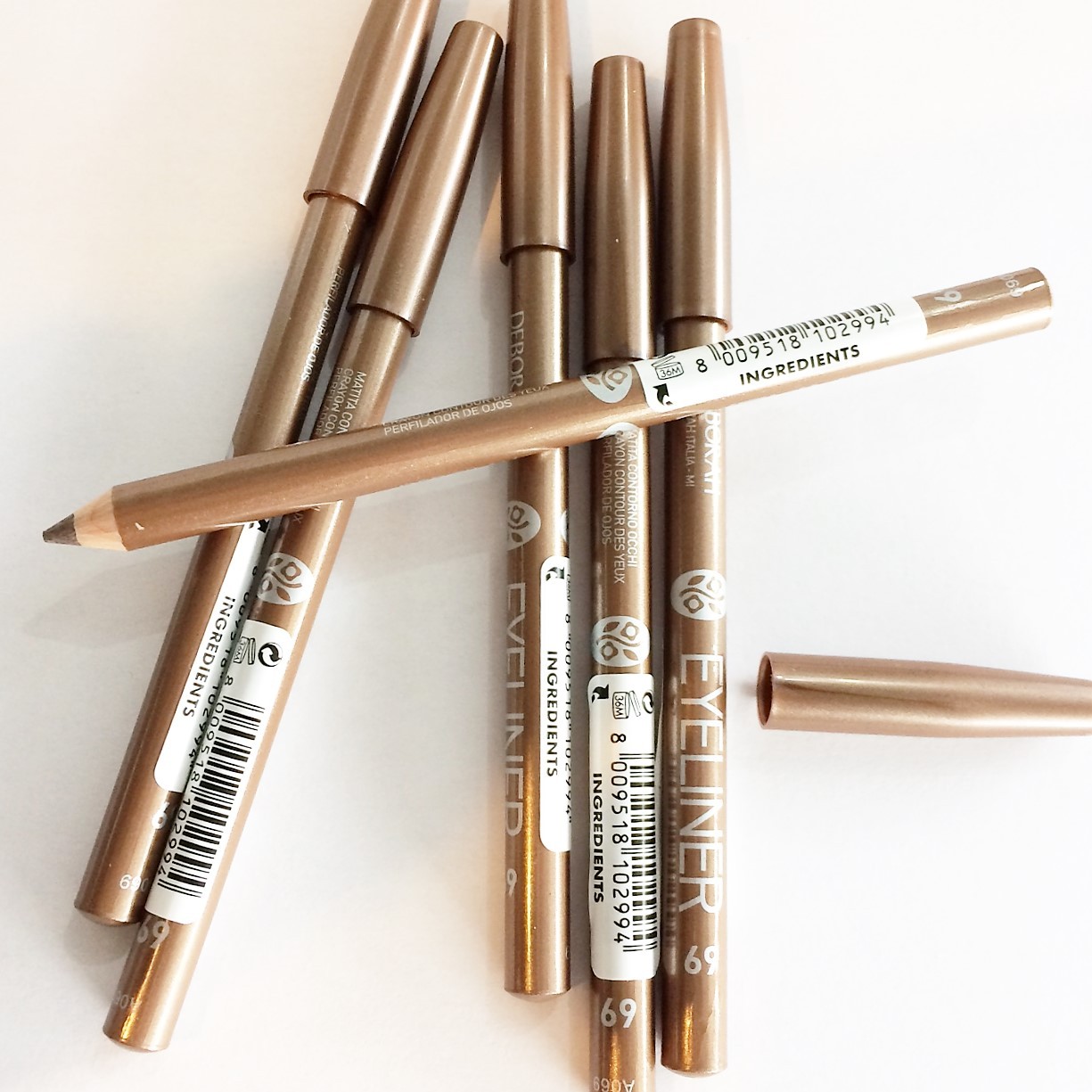 1 PZ MATITA OCCHI eyeliner pencil DEBORAH  COL 69 LUNGA TENUTA EYE LINER  STOCK