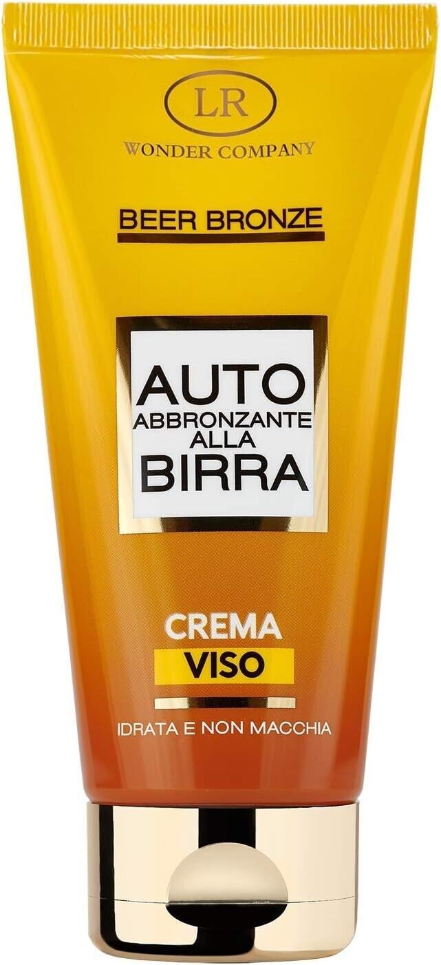 Crema Viso Autoabbronzante alla Birra, 75ml, Bronze Cream Wonder Company