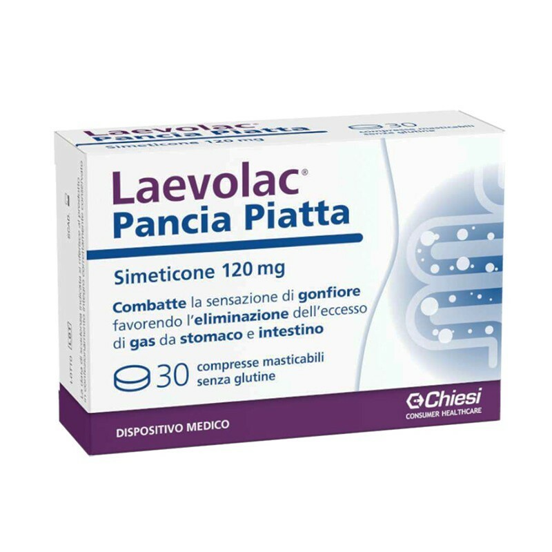 CHIESI Laevolac Pancia Piatta 30 Compresse Trattamento sintomatico del gonfiore