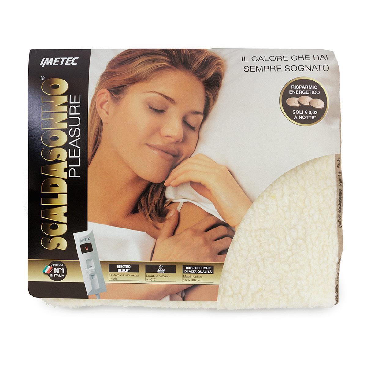 Scaldasonno Scaldaletto Imetec Pleasure 6407 in peluche Singolo Una piazza Q173