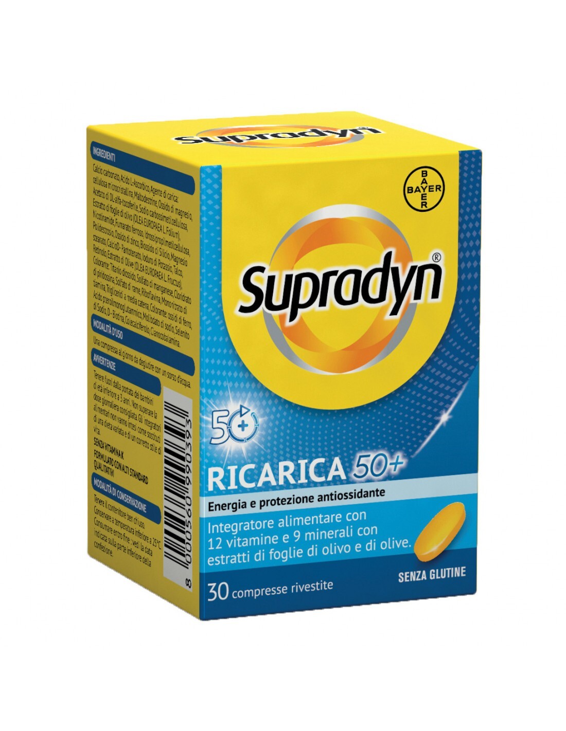 SUPRADYN RICARICA 50+ - 30 COMPRESSE RIVESTITE - SENZA GLUTINE