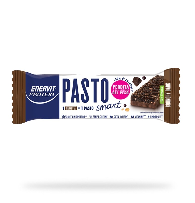 ENERVIT PROTEIN PASTO 1 BARRETTA DA 55 GRAMMI GUSTO CRUNCHY DARK
